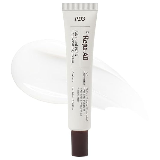 Dr. Reju-All Advanced PDRN Rejuvenating Cream – 99% Pure Salmon DNA PDRN Face Moisturizer – Optimal 1200ppm Concentration for Visible Results – Korean Anti-Aging Skin Care Face Cream - 0.7 Fl Oz