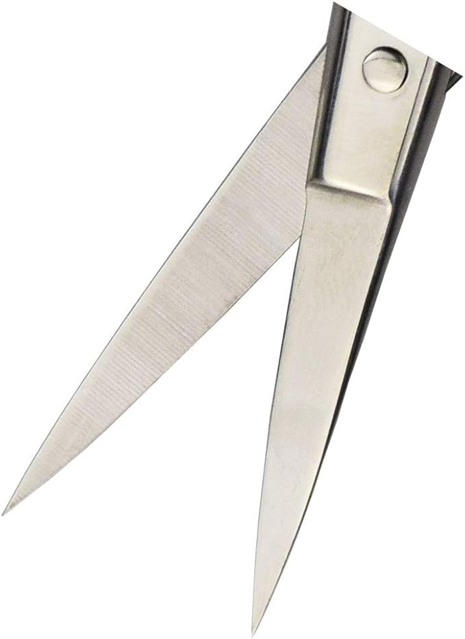 Motanar Professional Grooming Scissors for Personal Care Facial Hair Removal and Ear Nose Eyebrow Trimming Stainless Steel Fine Straight Tip Scissors Men