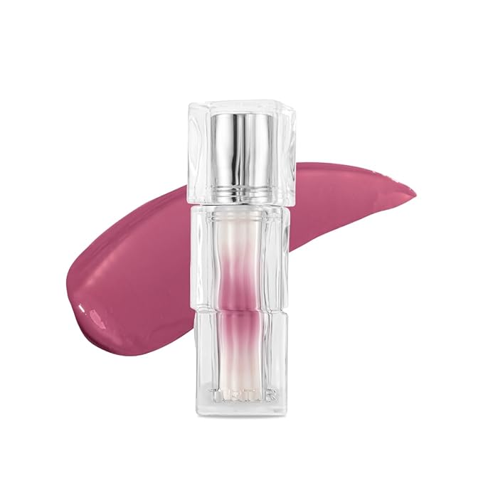 TIRTIR [*Mini Size Waterism Tinted Lip Gloss #30 Mauve Blush, 0.06 Fl Oz – Kiss Ready Lipgloss, 12H Long Lasting Non Sticky Natural Tinted Glow Korean Multiuse Cheek and Lip Tint for Women gift