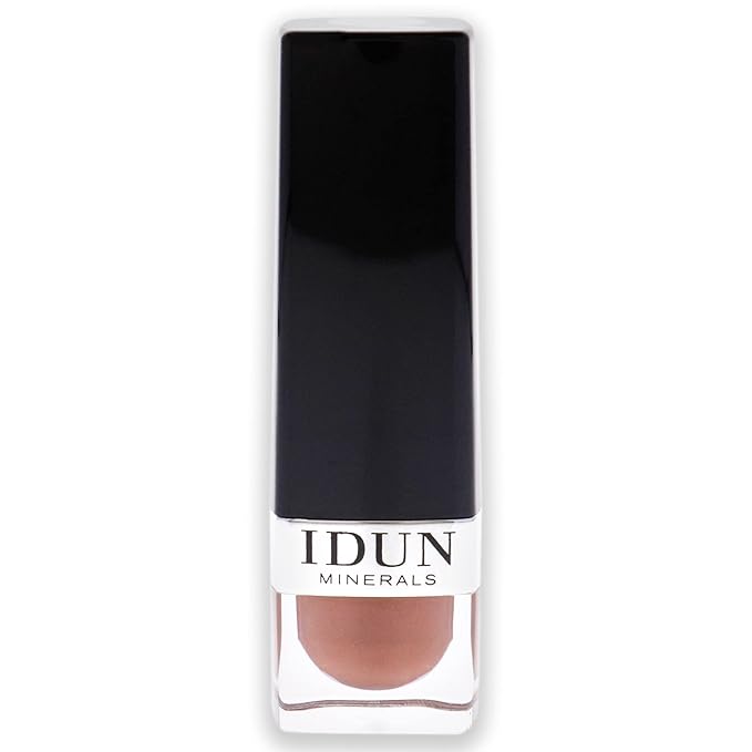 IDUN Minerals Matte Lipstick - Vegan Formula - Highly Pigmented - Rich Color Payoff - Long Lasting Wear - Suitable For All Skin Types - Krusbar - 0.14 Oz, Brownish Beige, (I0100318)