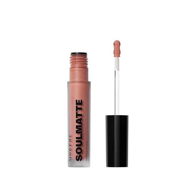 Morphe Soulmatte Velvet Lip Mousse - Air-Whipped Matte Lipstick for Women with Vitamin E to Hydrate, Soften & Smooth - Provides Long Lasting & Velvety Formula - Wifey (0.13 Fl Oz)