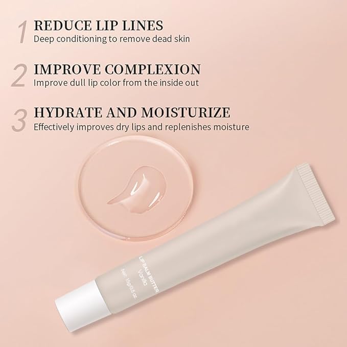 Summer Special Lip Butter Lip Balm, Ultra-Hydrating Natural Vegan Lip Balm, Sheer-Tinted Shine & Hydration, Soothes & Softens Dry Lips Skincare, Bálsamo labial hidratante #1 Vanilla