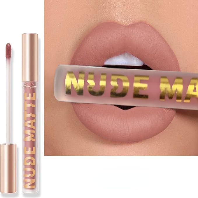 Y-HaLi Lip Glaze Lip Gloss - High Shimmer Natural Lipstick with Moisturizing Formula (502)