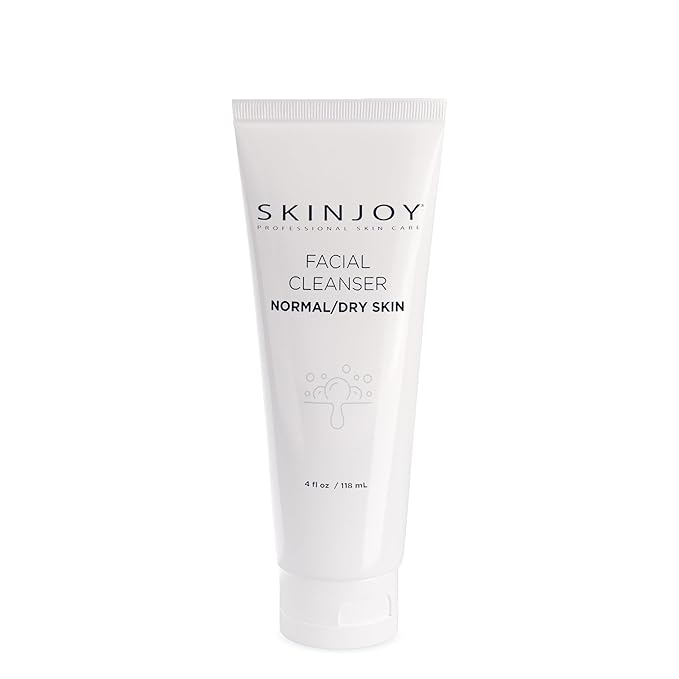 Facial Cleanser for Normal and Dry Skin, Gentle Face Wash, Makeup Remover, Gluten-Free Paraben-Free Sulfate-Free Cleanser Face Wash - 4 fl oz