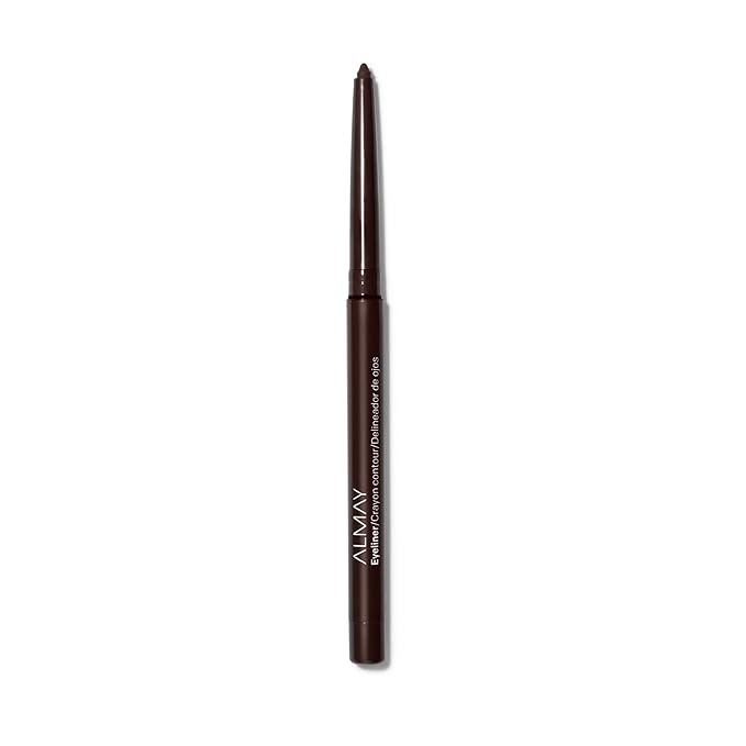 Almay All-Day Eyeliner Pencil, Hypoallergenic, Cruelty-Free, Smudge-Proof, Ophthalmologist Tested, Stocking Stuffer for Women, 209 Black Raisin, 0.01 oz