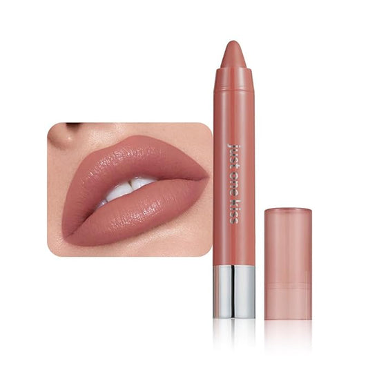 Maroon Hydrating Cream Lipstick Lip Crayon for Women, Moisturizing Lipstick Long-lasting Waterproof, Retractable Lips Crayon Liner for Ombre Shades, Lipgloss Tinted Lip Balm + Lips Color in One, 06