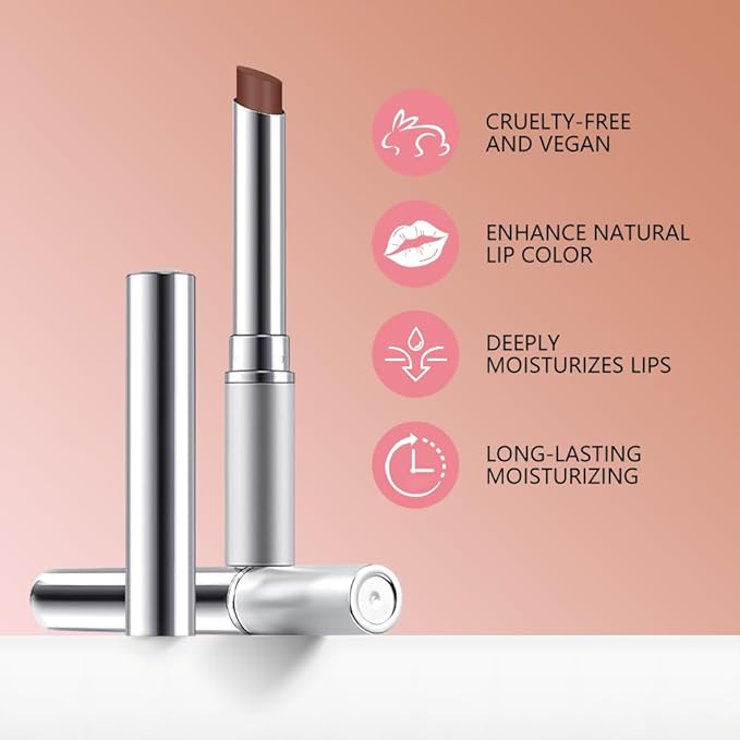Honey Lipstick Tinted Lip Balm, Sheer Hydrating Lip Stain for All Skin Tones (08-2Pcs-Nude, 2 Count (Pack of 1))