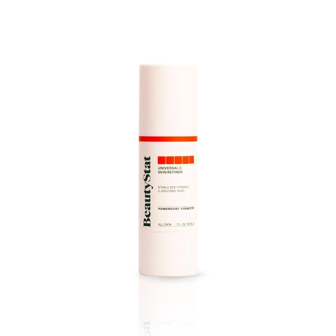 BeautyStat Universal C Skin Refiner - Vitamin C Serum for Face, 20% Pure L-Ascorbic Acid - Created by a 20+ Year Skincare Veteran Cosmetic Chemist (30ml / 1.0 oz)