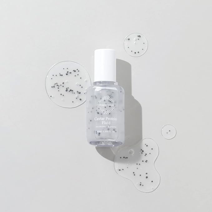 OxygenCeuticals Caviar Protein Fluid – Total Anti-Aging Ampoule with 5% Caviar Extract, Niacinamide & Adenosine, Peptide-Enriched Brightening & Firming Serum for Youthful Radiance. 1.69 fl.oz (50ml)