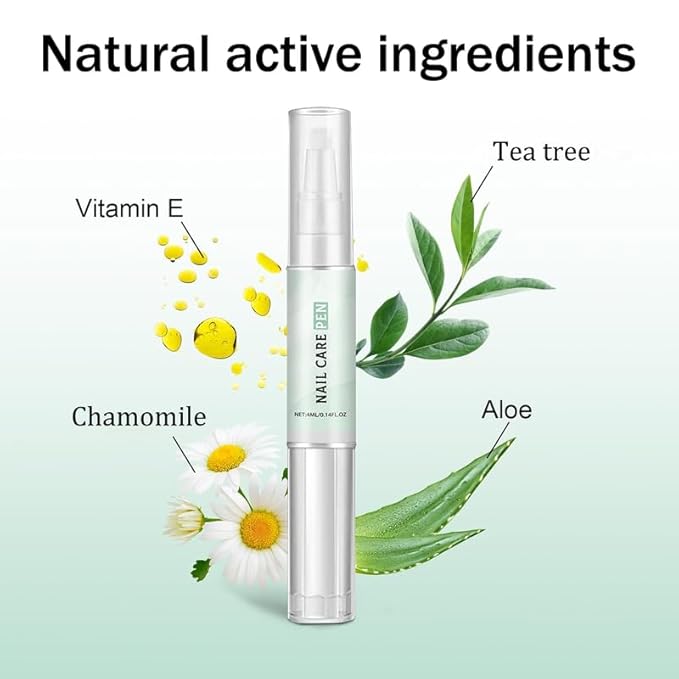 Nail Fungus Treatment,7 Days Extra Strength 2 Bottles Solution Repair and Renew Discolored Damaged Nails and Thick Toenails,1 Nail Care Pen for Nails Moisturize and Nourish,7 Days to Healthy Nails
