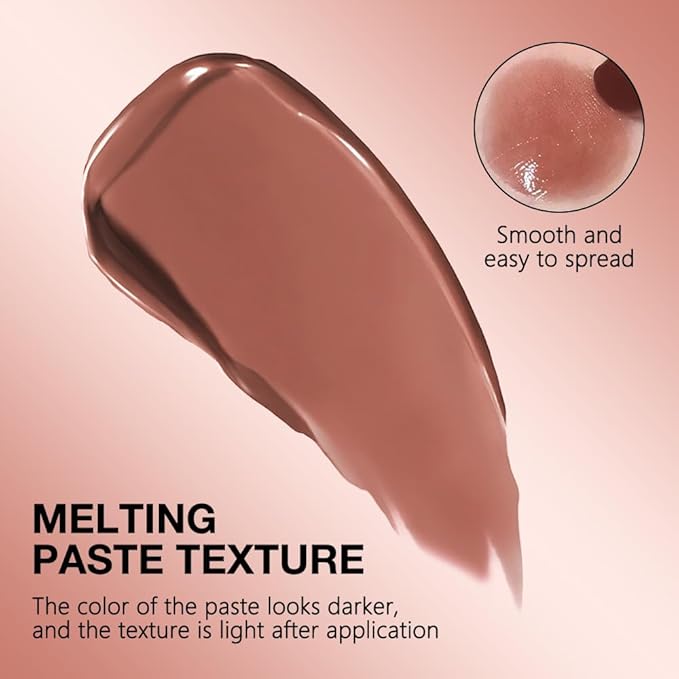 Nude Honey Tinted Lip Balm Lipstick, Sheer Hydrating & Lightly Tinted Nude Honey Lip Color, Moisturizing Nourishing Lip Balm with Natural Black Cherry Tint, For All Skin Tones