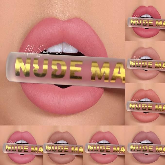 Y-HaLi Lip Glaze Lip Gloss - High Shimmer Natural Lipstick with Moisturizing Formula (506)