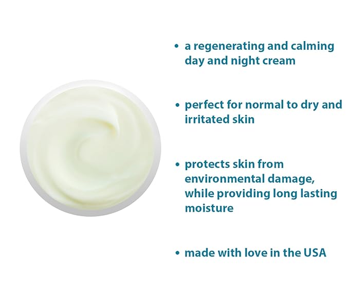 Raya Revitalizing Cream (307) | Moisturizing, Regenerating, and Calming Facial Day and Night Cream for Dry and Irritated Skin | Nourishes and Helps Reduce Fine Lines and Wrinkles