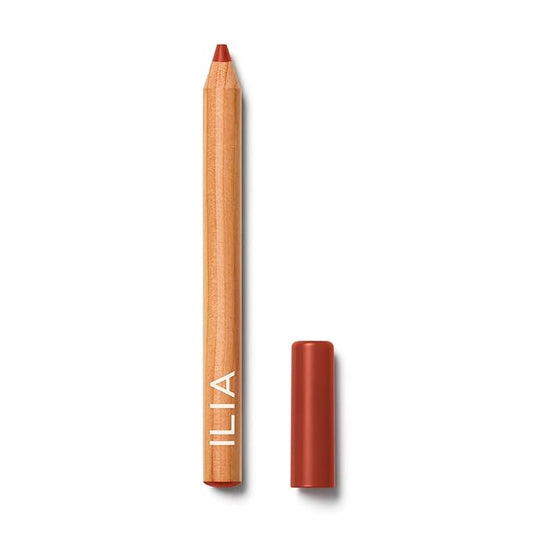 ILIA - Lip Sketch Hydrating Crayon | Hydrate, Plump, Smooth, Strengthen | Long Lasting up to 12-Hours, Bleed-Resistant, Soft-Matte | Barrier-Building, Non-Toxic, Cruelty-Free (Earthen)