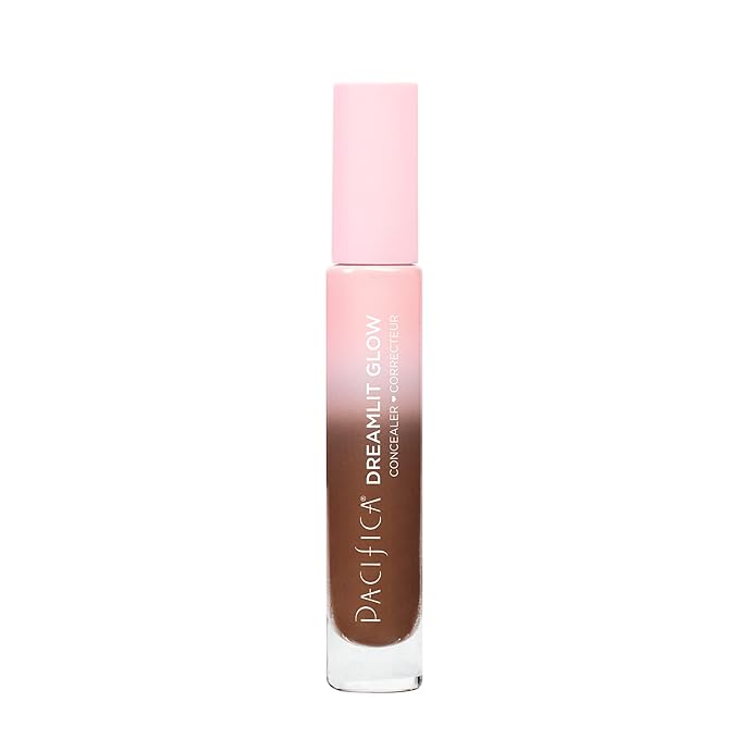 Pacifica Concealer – DreamLit Glow Full Coverage Concealer for Puffy Eyes & Dark Circles, Lightweight & Long-Lasting, Vegan & Cruelty-Free, Shade 03 (Deep Espresso)