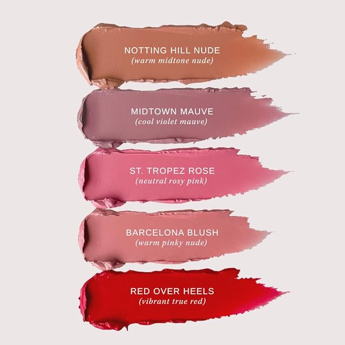 Wander Beauty Lipsetter Dual Cream Lipstick + Lip Liner - Barcelona Blush - Ultra-Smooth, Hydrating Lipstick and Lip Liner with a Soft Matte Finish - Made with Squalane & Peptides (1 Count)