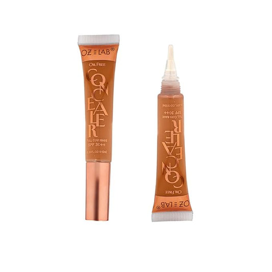 Beauty Hide and Chic Liquid Concealer – Caramel (HC-10) – Full Coverage, Lightweight, Long-Lasting Matte Finish, SPF 30++, Vegan – 0.35 fl oz / 10 ml,pack of 1