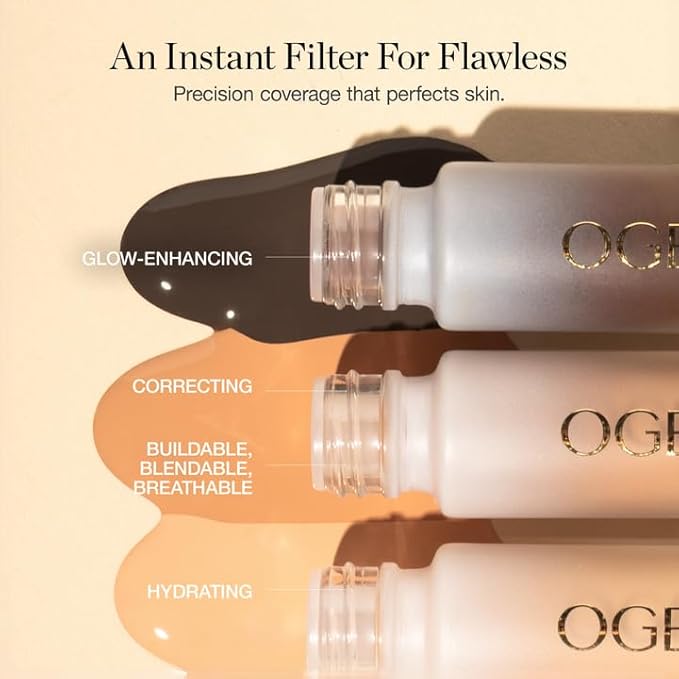 Ogee Complexion Perfecting Under Eye Concealer - Certified Organic Full Coverage Concealer - Buildable Coverage - LINDEN 1.25N - Light Beige (Neutral Undertones)