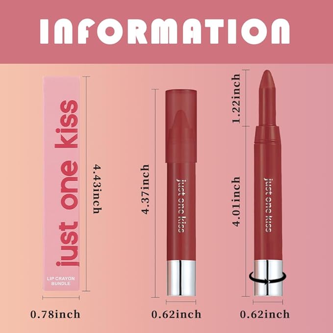 Ruby Red Hydrating Cream Lipstick Lip Crayon for Women, Moisturizing Lipstick Long-lasting Waterproof, Retractable Lips Crayon Liner for Ombre Shades, Tinted Lip Balm + Lips Color in One, 10