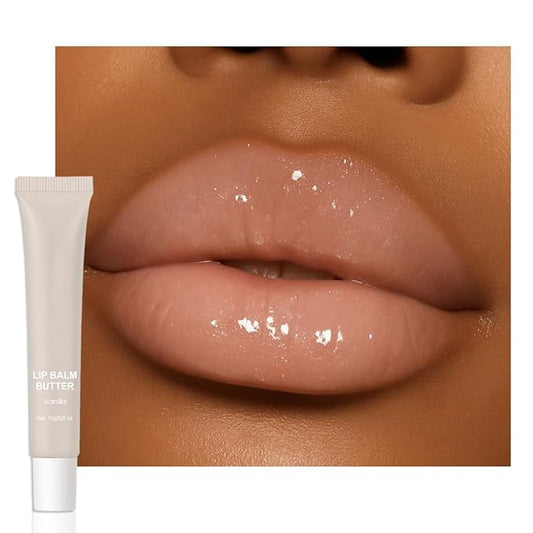 Summer Special Lip Butter Lip Balm, Ultra-Hydrating Natural Vegan Lip Balm, Sheer-Tinted Shine & Hydration, Soothes & Softens Dry Lips Skincare, Bálsamo labial hidratante #1 Vanilla
