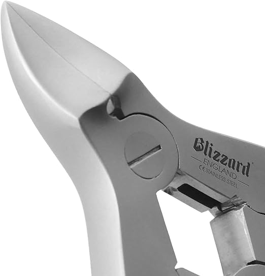 Toenail Clippers by Blizzard – Medical Grade Double Action Toe Nail Nipper Cutter for Thick Nails Seniors – 6 inch German Tool Double Spring