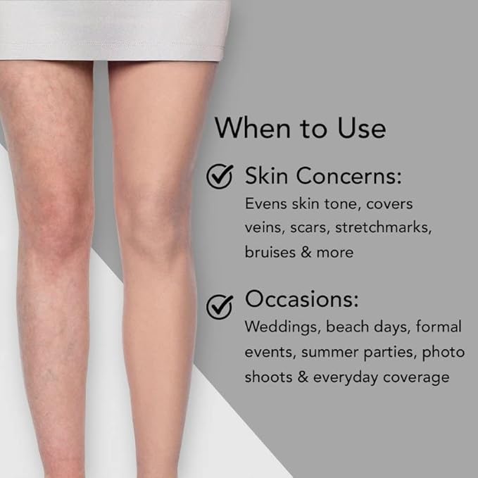 Dermablend Leg and Body Makeup Foundation with SPF 25, 40W Medium Golden, 3.4 Fl. Oz.