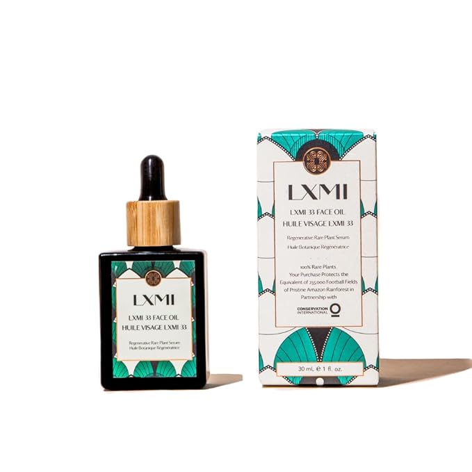 LXMI 33 Face Oil – Moisturizing, Protecting, and Glow-Giving Clean Skincare | Cruelty-Free, Vegan, Plant-Based | Social Impact and Ethically Sourced to Protect Amazonas Rainforest