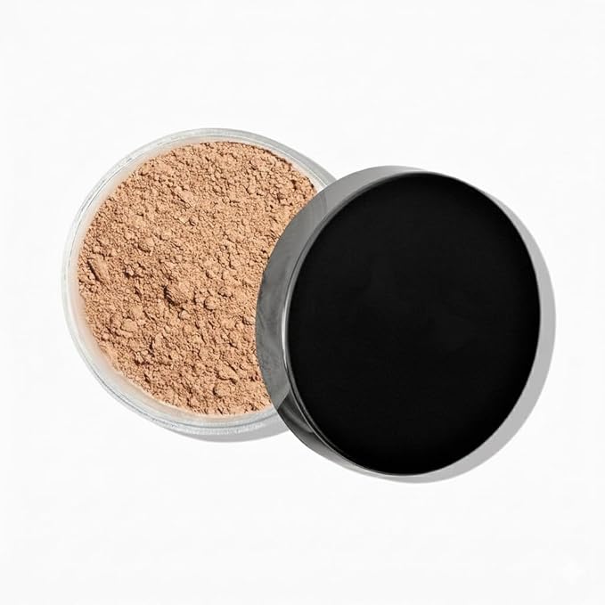 MK Silky Setting Powder, Light Medium Beige Matte Finish, Lightweight Pressed Powder, Smooth Application, 0.28 OZ