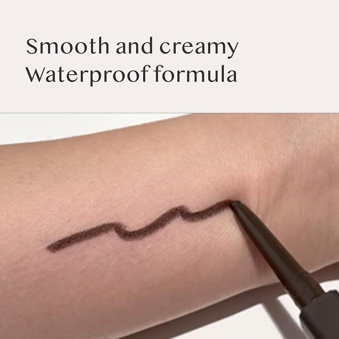 CLIO Extreme Gelpresso Pencil Eyeliner | Smudge-Proof, Waterproof, Long-Lasting, Long-Wear, 6 Cool and Warm Tone Shades, Ultra-Smooth, Creamy Formula (002 DEEP BROWN)