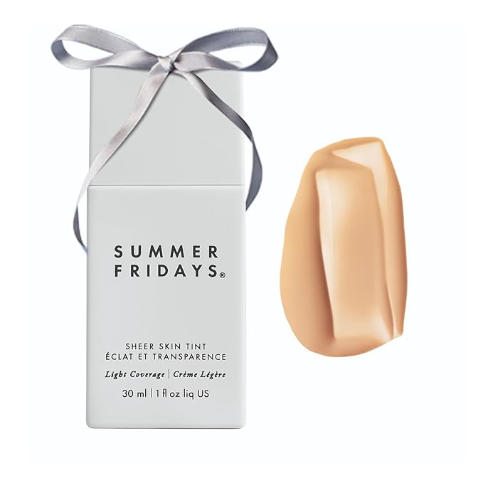 Summer Fridays Sheer Skin Tint - Skin Tint with Hyaluronic Acid - Helps Diminish Uneven Skin Tone - Sheer to Light Coverage - Shade 2 - Light with Cool Undertones (1 Fl Oz)