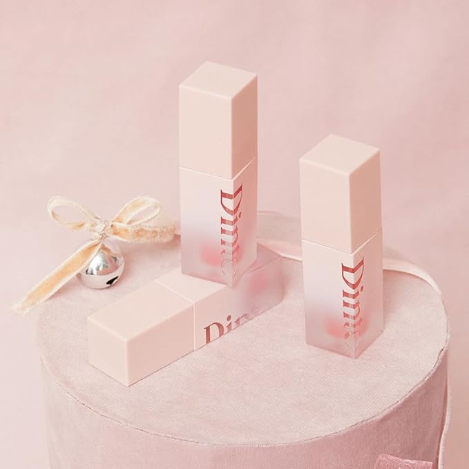 DINTO Blur-Jelly Plumping Lip Tint - Tinted Lip Plumpimg Gel Gloss, Long-Lasting, Moisturizing, Volumizing & Hydrating, Vegan & Cruelty-Free, K beauty (7 colors) (771 Pink Gelée, 0.11 fl.oz.)