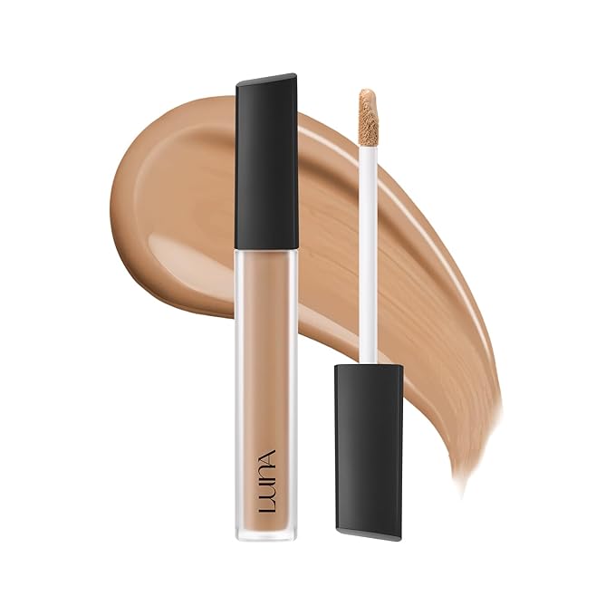 [NEW] AEKYUNGLUNA Long Lasting Tip Concealer 27N | Moisturizing Liquid Type | Full Coverage for Dark Circles, Fine Lines & Redness | Korean Makeup, 0.29 oz
