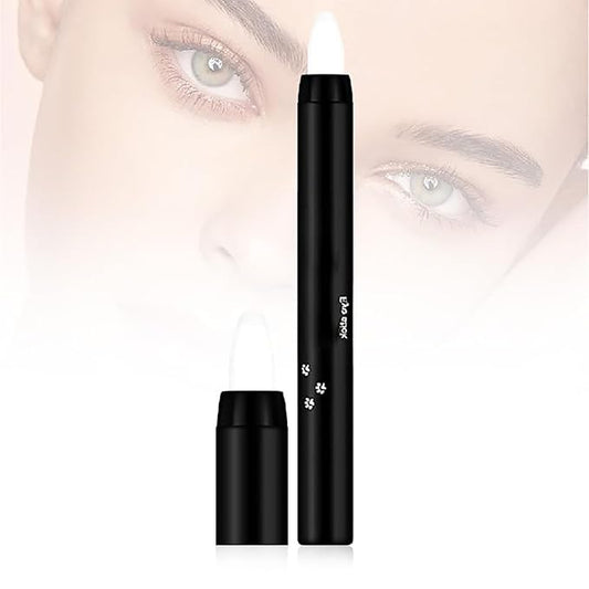 Eyeshadow Shimmer Stick, 16 Color Highlighter Eyeshadows Pencil Waterproof Glitter Eye Shadow Eyeliner Pen, Waterproof Eyeshadows Shimmer Stick Long Lasting Brightener Eyeshadow (01 White)