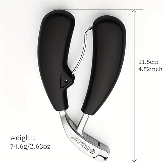 Heavy Duty Toe Nail Clippers for Men ，Ergonomic Non-Slip Long Handle Nail Clippers for Adults Seniors (Silver)