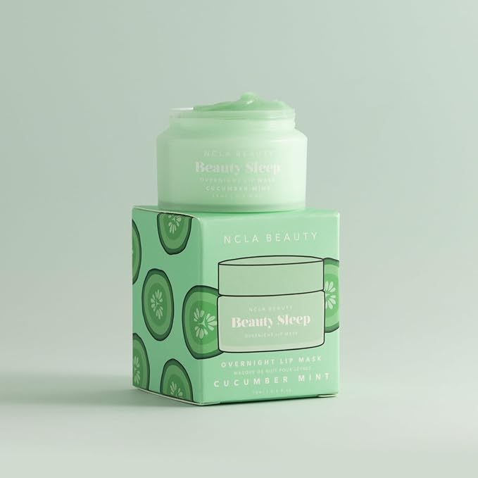 NCLA - Beauty Sleep Overnight Lip Mask | Vegan, Cruelty-Free, Clean Skincare (Cucumber Mint)