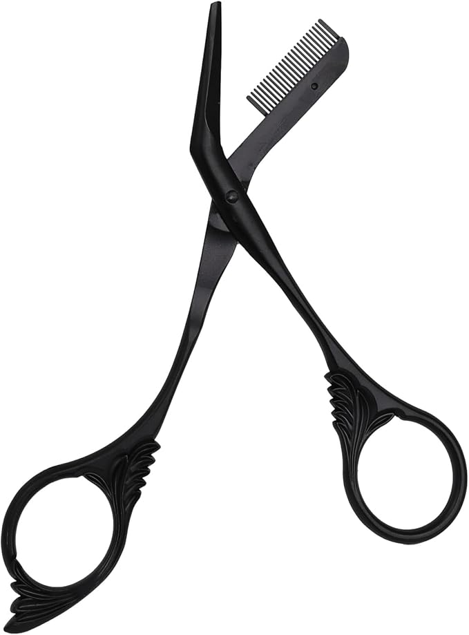 OFIDUS Eyebrow Scissors Trimmer with Comb Gift for Men and Women Stocking Stuffers