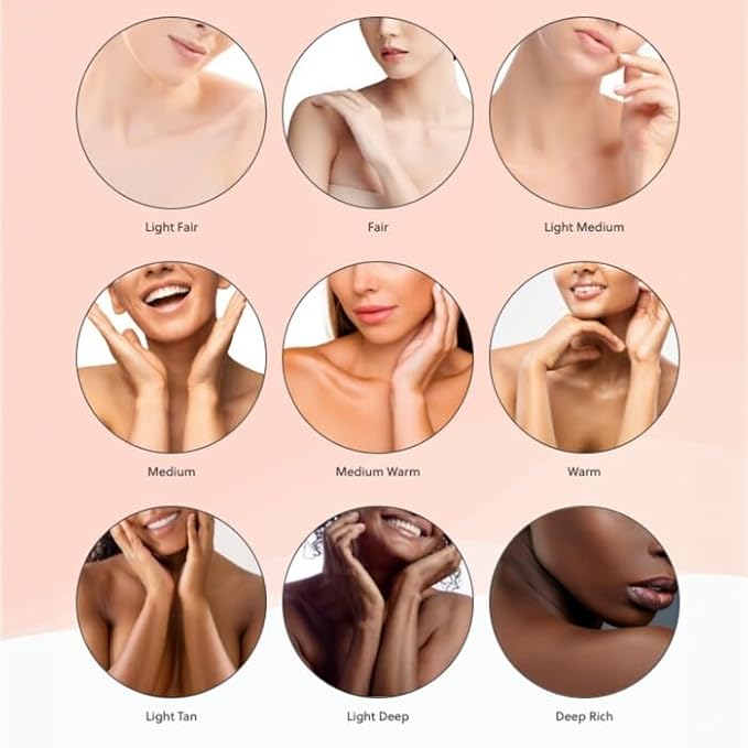 LUMINESS Airbrush Body Coverage - Tattoo Cover Up Makeup - Full Coverage Foundation for Face & Body - Water-Resistant, Long-Wear, Natural Radiant Finish, Medium Warm