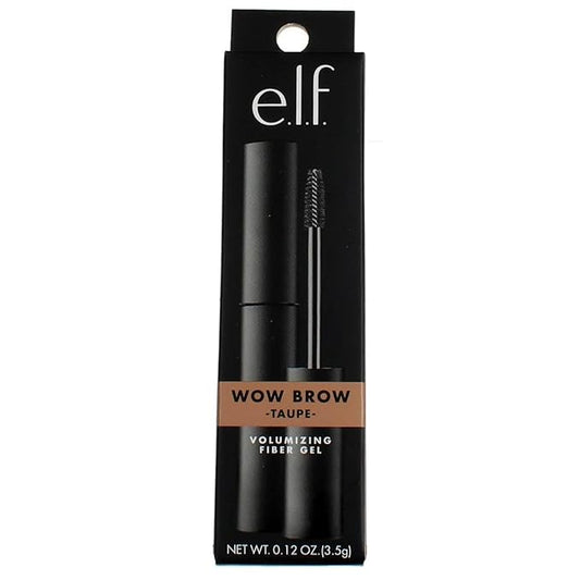 e.l.f. Wow Brow Gel, Volumizing, Buildable, Wax-Gel Hybrid, Creates Full, Voluminous-Looking Brows, Locks Brow Hairs In Place, Taupe