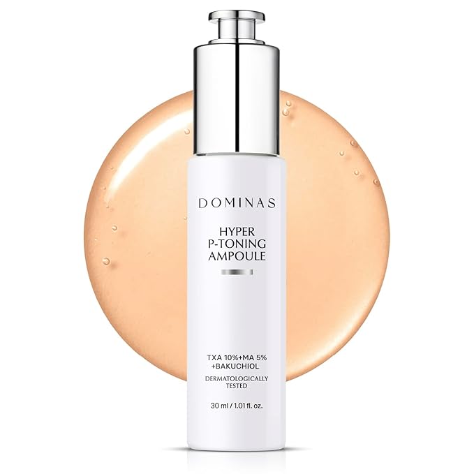 DOMINAS 10% Tranexamic Acid + 5% Mandelic Acid + 5% Niacinamide Brightening Serum, Powerful Dark Spot Corrector for Face, Fast Results in 2 Weeks, 1.01 fl oz