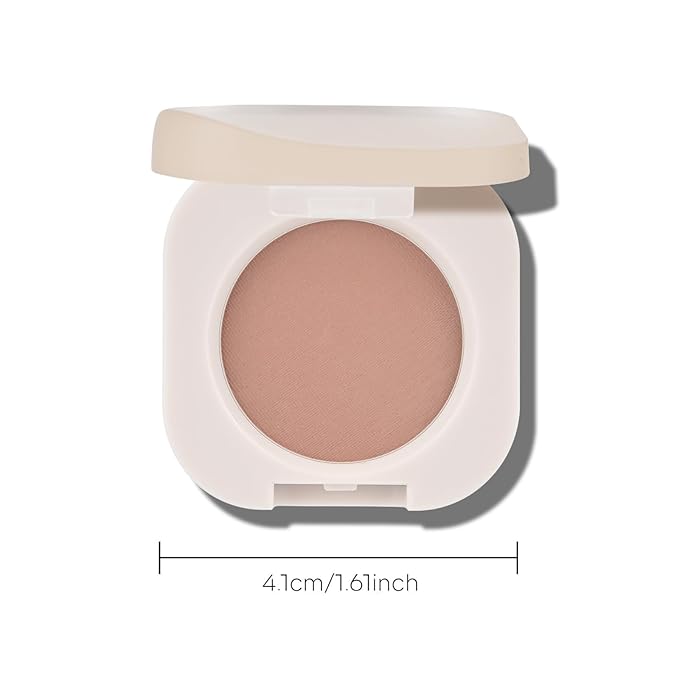 KYDA Single Matte Eyeshadow, Dusty Rose Pink Eyeshadow, Ultra-fine Smooth Powder, Lightweight Blendable Formula, Warm Tone Eyes Makeup, Mist Rose