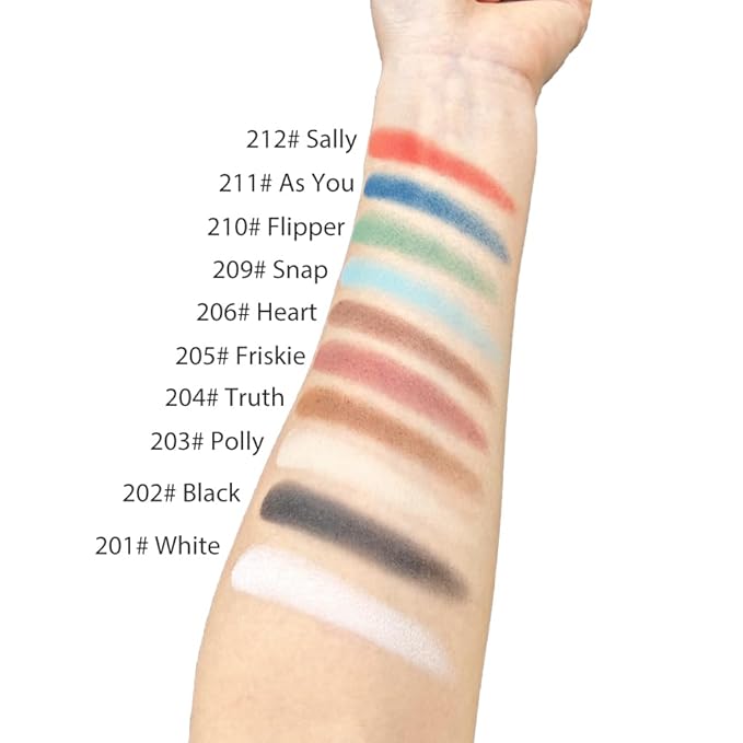 Mysense Matte Brown Single Eyeshadow Palette, Pressed Powder Eye Shadow Makeup, High Pigment Long Lasting Vegan & Cruelty Free, 204# Truth