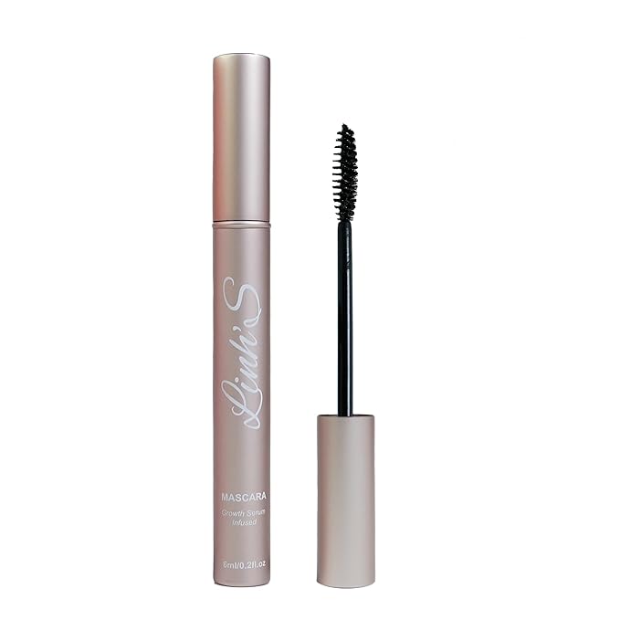 Linh’s | Growth Serum Mascara-Infused Ultra-Black washable for Longer, Voluminous Lashes – Smudge-Proof & Clump-Free | Growthing, Lengthening, Defining, Curling
