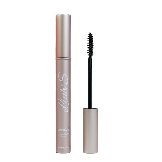 Linh’s | Growth Serum Mascara-Infused Ultra-Black washable for Longer, Voluminous Lashes – Smudge-Proof & Clump-Free | Growthing, Lengthening, Defining, Curling