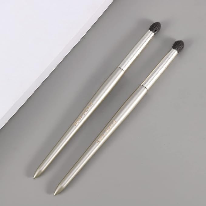 Natural Goat Hair Eye Shadow Brush, Small Blending Eyeshadow Brush, Eye Shadow Blending Brushes, Eye Blending Brush, Small Nose Contour Brush, Eyeshadow Blending Brushes, Single Makeup Brush.