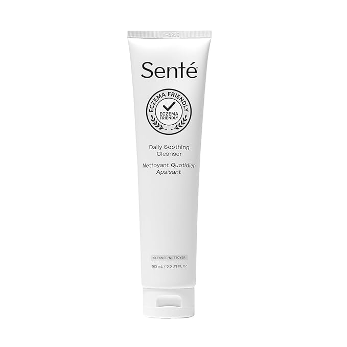 Sente Daily Soothing Facial Cleanser For Dry and Sensitive Skin | Gently Removes Oil, Impurities and Makeup | with Vitamin E | 5.5 Fl Oz