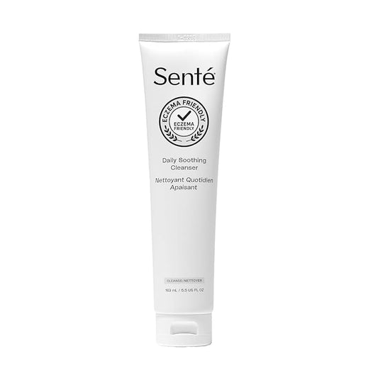 Sente Daily Soothing Facial Cleanser For Dry and Sensitive Skin | Gently Removes Oil, Impurities and Makeup | with Vitamin E | 5.5 Fl Oz
