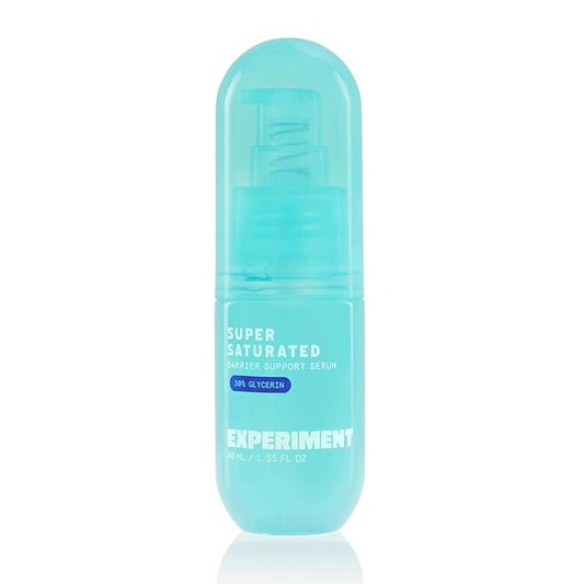 Experiment Super Saturated Ultra Hydrating Barrier Serum - 30% Glycerin, Polyglutamic Acid + Prickly Pear for Intensive Moisture, Plump + Dewy Skin, 1.35 FL OZ - Hydrating Serum for All Skin Types