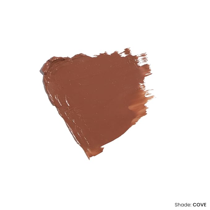 OFIR Geo Sculpt Blendable Cream Bronzer | Buildable Radiant Finish with Vitamin E | Vegan & Cruelty Free Makeup Bronzer | Sun Kissed Glow Compact For Sculpting Cheekbones |Cove - Medium Brown, 0.24 oz