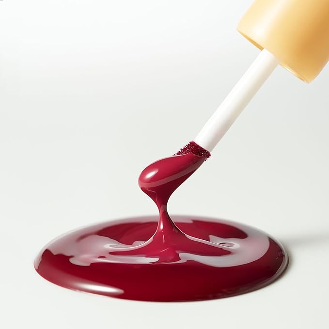 Laka Fruity Glam Lip Tint Mini, 1.9g/0.07oz, Glowing Lip Stain with Wide Color Spectrum, Hydrating & Lightweight Texture, Long-Lasting Bold Stain, Non-Sticky, Vegan, K-Beauty (#108 Salty)