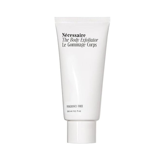 Nécessaire The Body Exfoliator. AHA/BHA/PHA. Resurface Skin. Smooth KP and Rough Patches. Hypoallergenic. Dermatologist-Tested. 180 ml / 6.1 fl oz